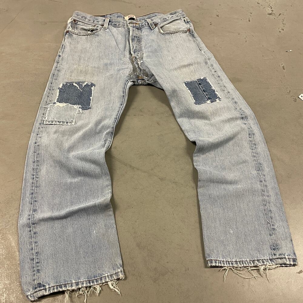 vintage Levi's 501 patchwork Jeans 36x30